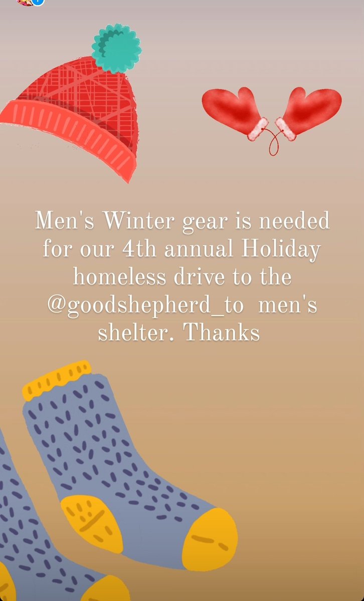 Dec 23rd we're heading again to the Good Shepherd Men's Shelter and we're so excited.  We are so happy how many High school students are coming again. We always need Winter gear for the underhoused community.  We will collect until Dec 15th. stuffies4smiles.ca
