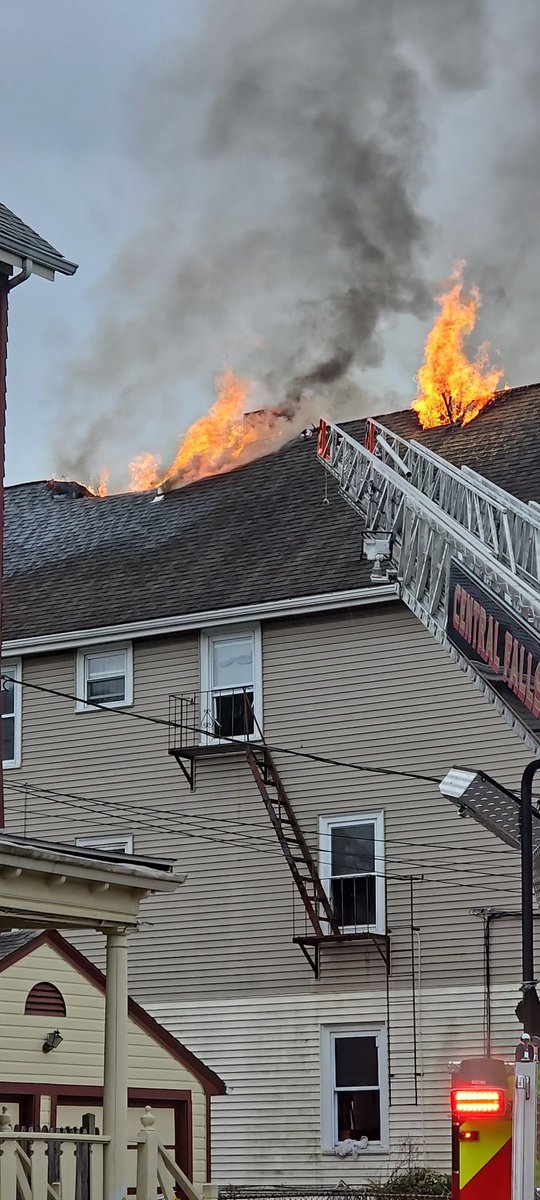 Pawtucket 31 Cole Street Partial Roof Collapse