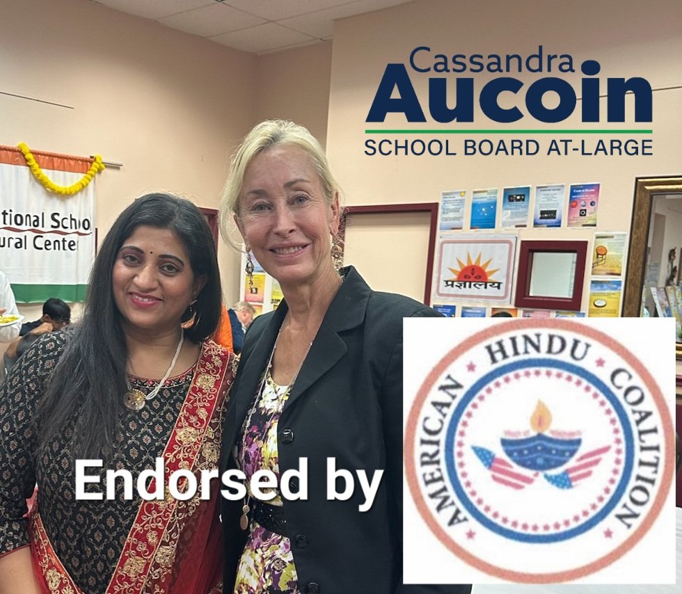I am proud to be endorsed by the American Hindu Coalition (AHC), a nonpartisan advocacy organization that promotes the interests of American Hindus. 

We share the same values on parental involvement &amp; academic merit in public schools.

#Election2023 #FCPS
cassandraaucoin.com/endorsements