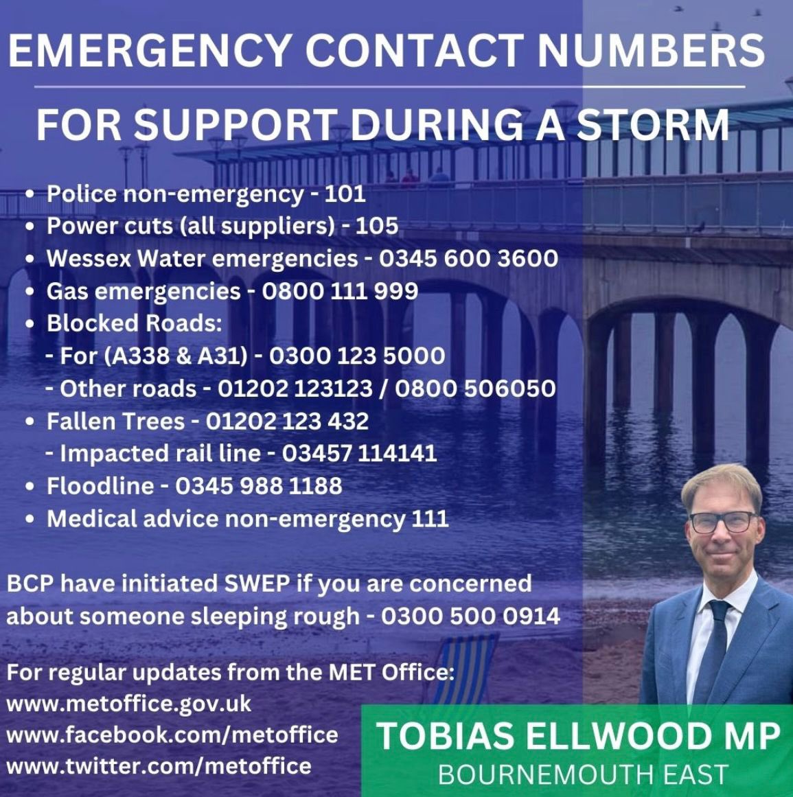 Please start thinking about Storm Ciarán … It’s a big one and it’s heading this way! Let’s be prepared and also mindful of others we know who may need help. Here are some useful contact numbers 👇