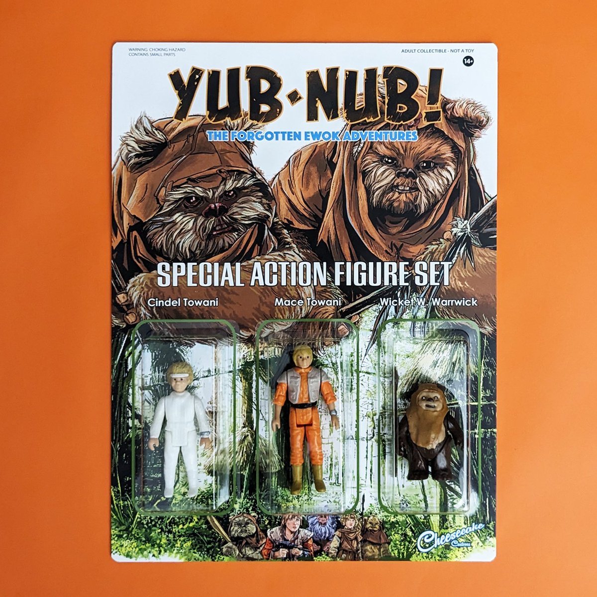 The lovely people at Cheesecake Customs have produced an EXCLUSIVE action figure set for the Kickstarter! 

To get your hands on these EXCLUSIVE Figures, BACK THE NEW TIER!

kickstarter.com/projects/yub-n…

#yubnubdoc 
#projectwelove #exclusive #StarWars #cheesecakecustom