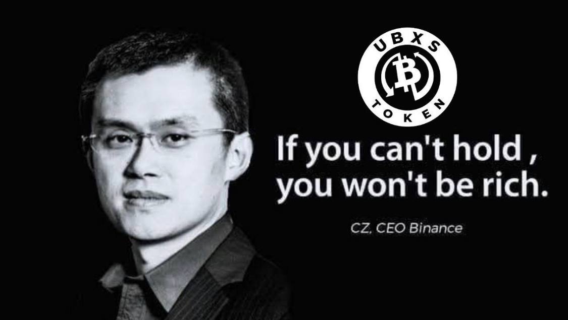 Bixosinc's tweet photo. If you can't hold, you won't be rich. @cz_binance  #Ubxs #BNBChain #bnb #RWA https://t.co/xIk3cYflJf