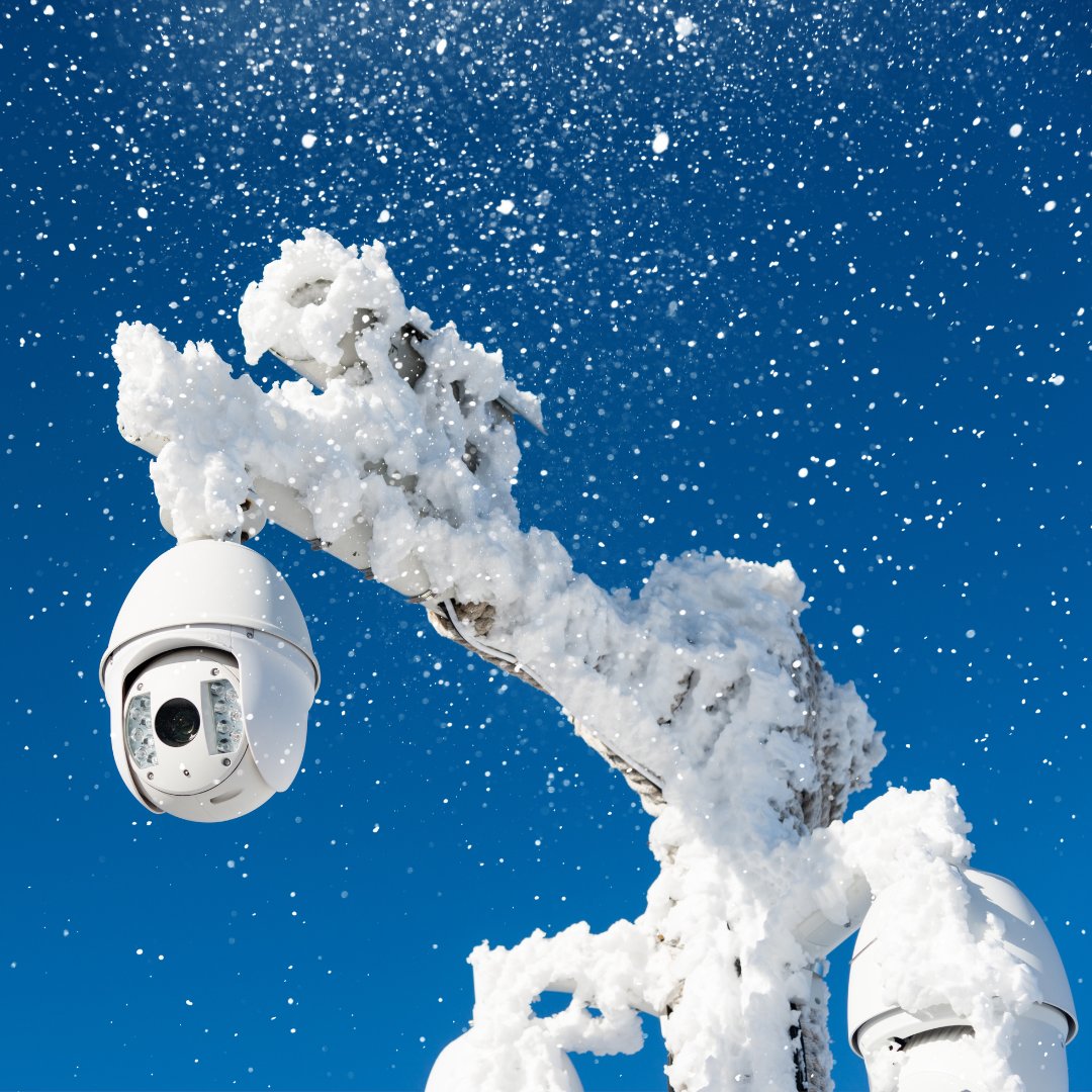Cold weather can have a significant impact on security equipment, especially electronic devices. Low temperatures can cause malfunctions in electronics, such as battery drainage, screen freezing, and reduced performance. #security #maintenanceservices #safety