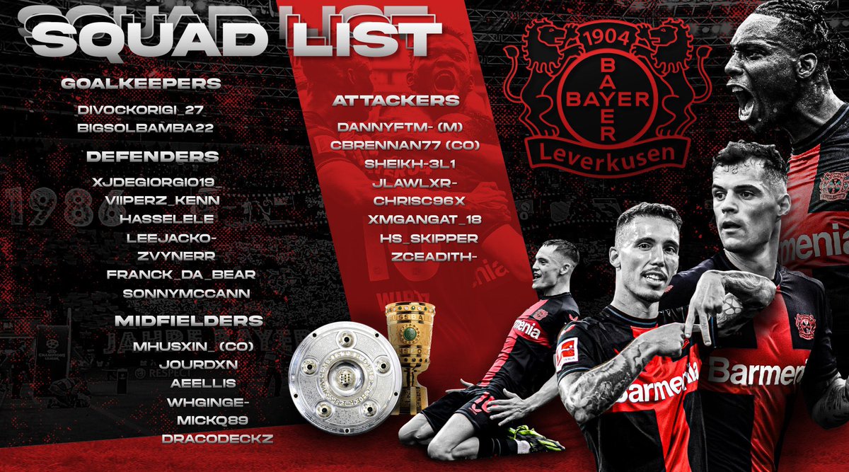 We Are Back. S57 SquadList 🇩🇪 

<a href="/TheVFL_/">VFL</a>