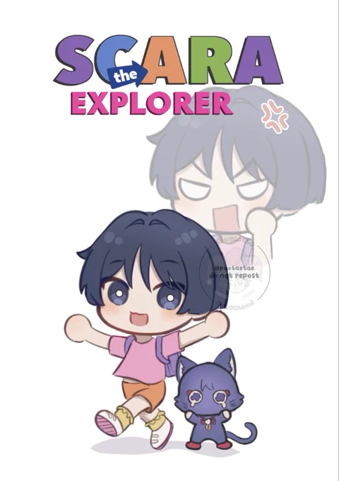 dora? no, it's Scara The Explorer   #GenshinImpact