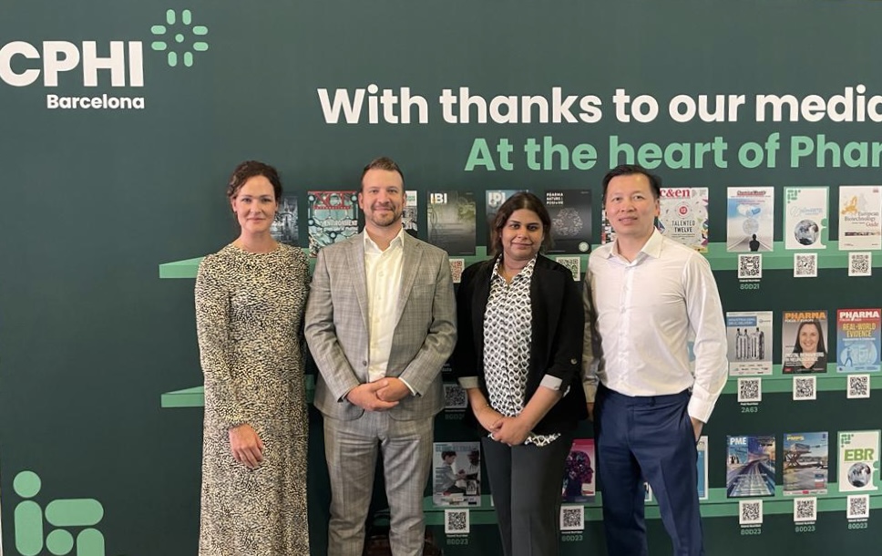 api_applied's tweet image. We were honoured to represent Alberta at #CPHI2023 in Barcelona, which attracted more than 45,000 people from the global pharma community last week. 

Thanks to #CPHI for hosting such an impressive event and for connecting pharma professionals from across the world!