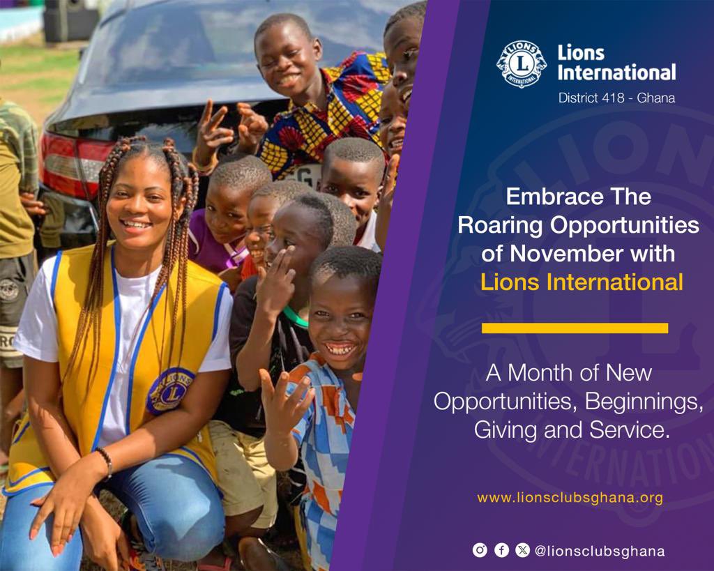 AccraMetroLC's tweet photo. Happy New Month!
🦁 

#ChangingTheWorldTogether
#lionsclubsinternational 
#lionsinternational 
#kindnessMatters
#district418 https://t.co/3jd8WlF3Ui