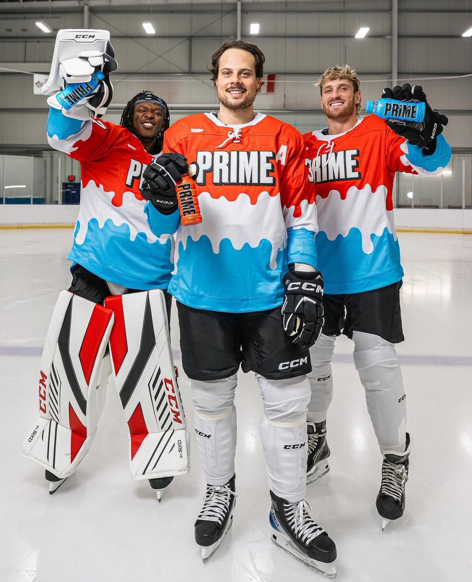 Auston Matthews has joined Prime alongside <a href="/LoganPaul/">Logan Paul</a> and <a href="/KSI/">ksi</a>.

He’s the first NHL player sponsored by Prime. 

<a href="/AM34/">Auston Matthews</a> x <a href="/PrimeHydrate/">DrinkPrime</a>