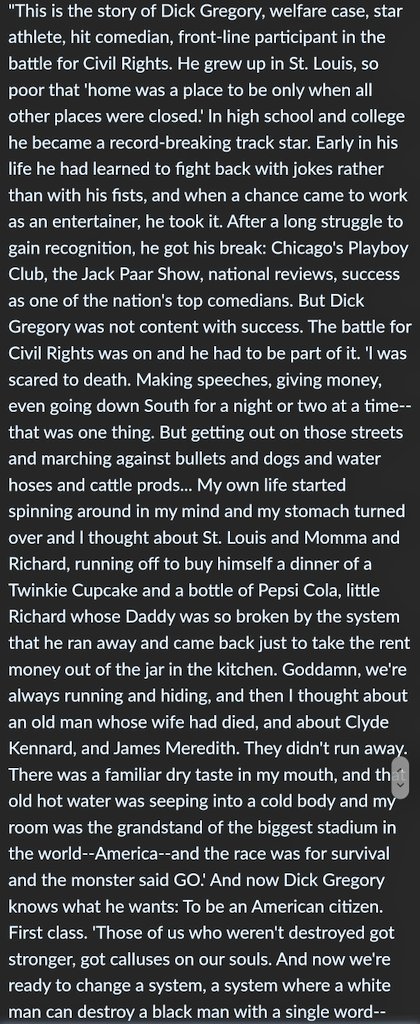 madonnabema's tweet image. The book? Nigger: An Autobiography by Dick Gregory g.co/kgs/77TXf3