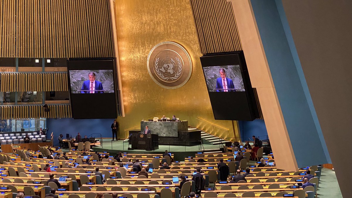 UN Human Rights Council (@un_hrc) on Twitter photo A l'Assemblée générale de l'ONU, le Président du Conseil des droits de l’homme (<a href="/UN_HRC/">UN Human Rights Council 📌 #HRC59</a>) défend son action, tandis que les droits humains se dégradent dans de nombreuses régions du monde.
Compte-rendu du service de couverture des réunions de l'<a href="/ONU_fr/">Nations Unies (ONU)</a> ➡️press.un.org/fr/2023/ag1255… A l'Assemblée générale de l'ONU, le Président du Conseil des droits de l’homme (<a href="/UN_HRC/">UN Human Rights Council 📌 #HRC59</a>) défend son action, tandis que les droits humains se dégradent dans de nombreuses régions du monde.
Compte-rendu du service de couverture des réunions de l'<a href="/ONU_fr/">Nations Unies (ONU)</a> ➡️press.un.org/fr/2023/ag1255…