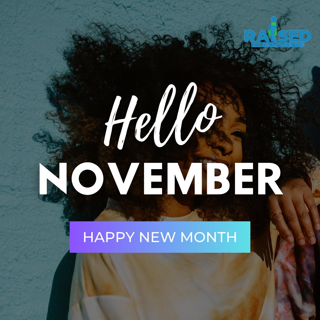 raised4excelle1's tweet photo. 🌟 Welcoming November with open arms and a heart full of gratitude! 🙏 may this new month bring you warmth, joy, and countless blessings. Let’s embrace the beauty of change, set new goals, and make every day of November a chapter in our journey to success. 📆💪 https://t.co/tdfVhwWhWj