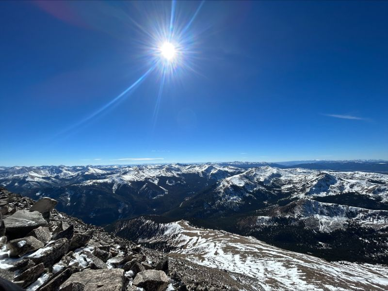 AFMDC's tweet photo. Last week, Nicolette Davicino, CFP®, EA made the most of her stop in Colorado by summiting Mount Yale!

This mainstay of the Rockies stands a staggering 14,200 feet and features a 10 mile trail hike! Way to crush it, Nicolette!

#AFM40 #MountYale https://t.co/4A5kqbA0xd