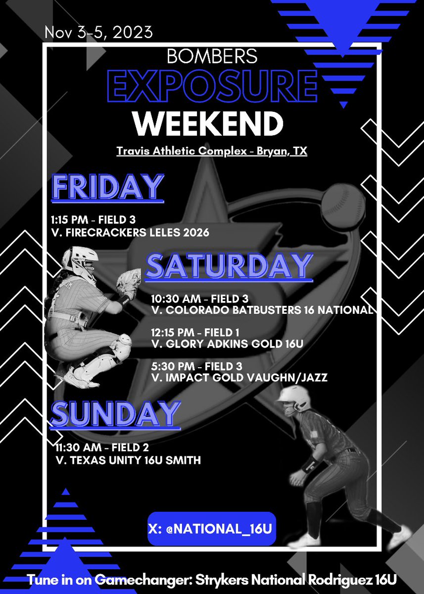 Come check out our team this weekend in Bryan!! <a href="/National_16u/">Strykers National Rodriguez</a>