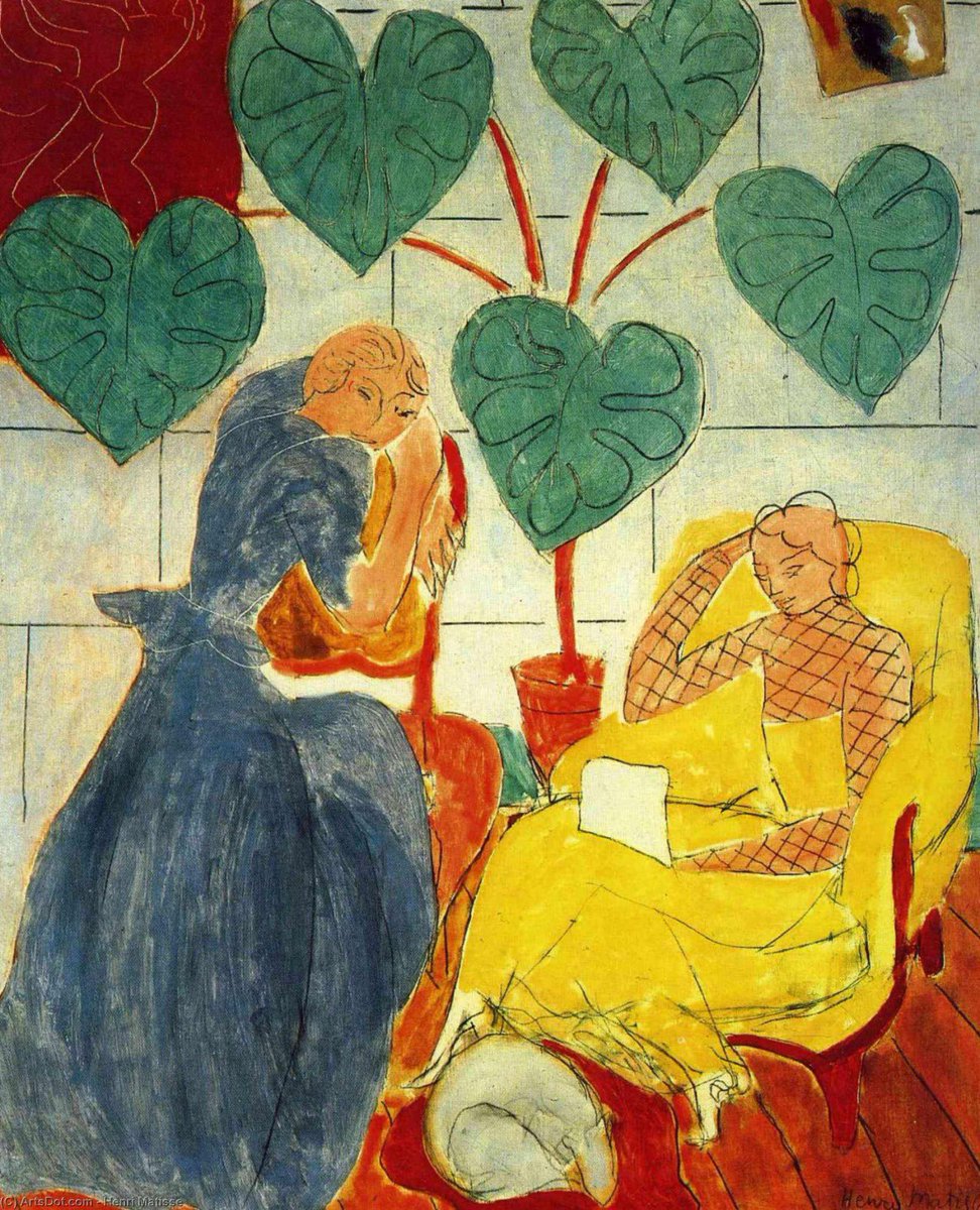 Henri Matisse,
Two Female Figures and a Dog (1939)