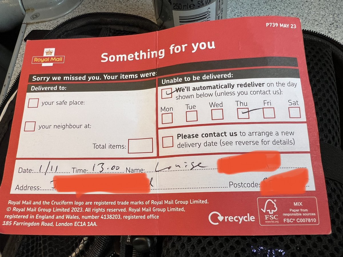 louh75's tweet photo. @RoyalMail ….are u ok bab? Silly me, I assumed that if u provide a service on your app to ‘change delivery details’, &amp; subsequently have an email conf. to say you’ll do just that! I would then not receive a delivery failure to the address that I changed it from today!!!! https://t.co/G82aIKVRW6