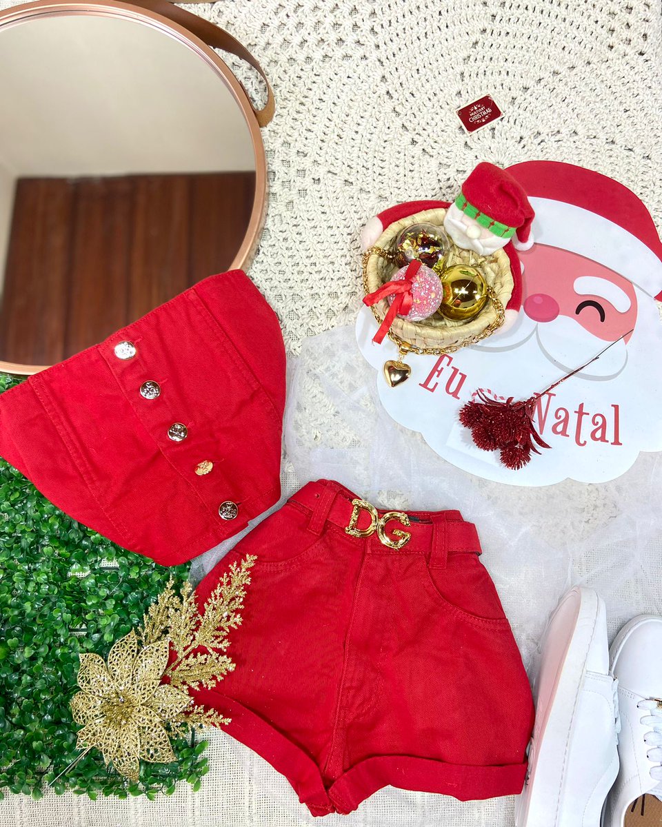 Conjunto Perfeito Pro Natal..❤️✨