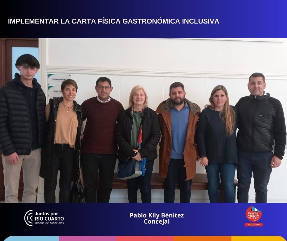 PabloValerioBe1's tweet photo. 🏨Nos reunimos con Laura Rivera, presidenta de la Asociación Empresaria, Hotelera y Gastronómica de Río Cuarto y demás integrantes para presentarle el proyecto para la implementar la carta física de los servicios que se ofrecen en los espacios gastronómicos, bares, restaurantes, https://t.co/28XqrDmLJO