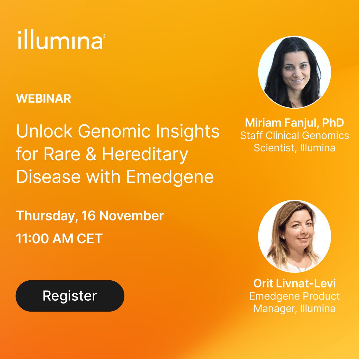 rgraymarketing's tweet photo. Join us for our upcoming webinar and workflow demo on 16th November covering germline variant interpretation with Emedgene! 

Unlock genomic insights for rare &amp; hereditary disease with Emedgene https://t.co/Vm4BAudDSg https://t.co/9EhwX4Ga6I