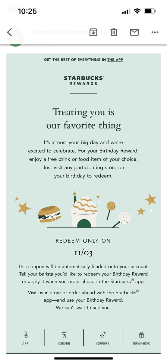 OhWaitItsKateee's tweet image. When your a pumpkin spice girl and can’t even get a pumpkin cream cold brew as your free birthday gift because @Starbucks brings out the Christmas menu  on the 2nd 😭😭
