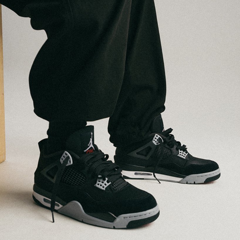 Jordan 4 Black Canvas 2023 Restock