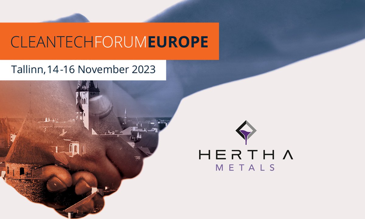 cleantechgroup's tweet image. Hertha Metals made the recently launched #Cleantech50toWatch list! See them during our Opening Session at #CleantechForum Europe, November 14-16: hubs.li/Q027n-Nk0
 #hydrogenelectric #steelindustry #steelmaking #sustainability #environment #climatetechnologies #startups