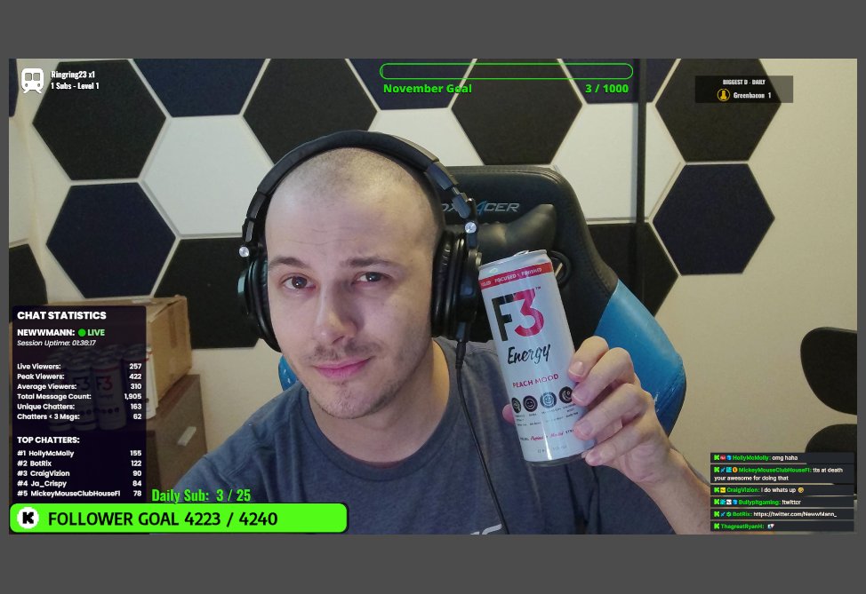NewwMann_'s tweet photo. We've just shaved our heads live on stream to raise awareness for cancer !
(Shoutout to my boy @LaStvGaming who did his a few days ago)

Now we're doing CashApp giveaways and Kick Merch giveaways, all while enjoying some F3 LIVE 
Join us now!

LIKE, COMMENT AND RESHARE FOR GIVEAWAY!

@F3Energy @RegimentGG @kick @LaStvGaming