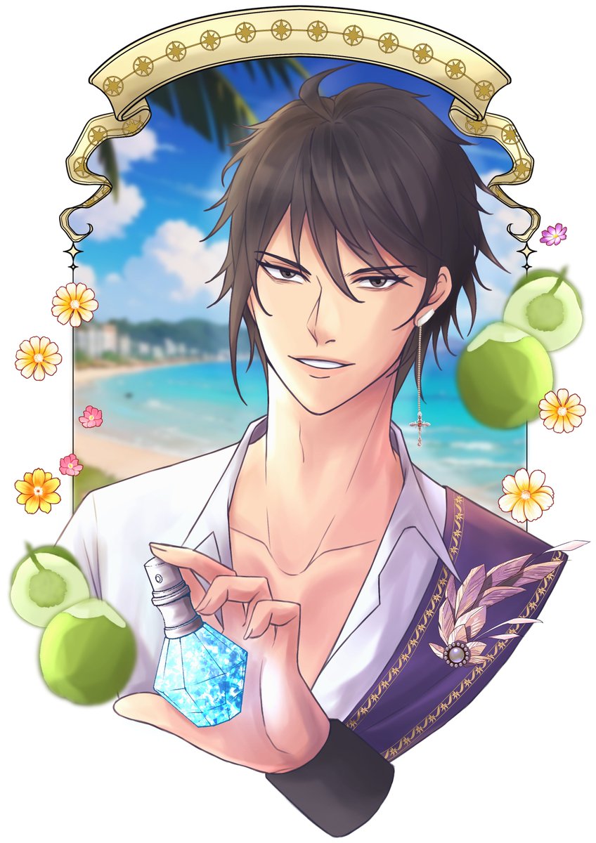PangChan11's tweet photo. วาดไว้สักพักแล้ว ลืมลง 🥹
ไทระกับน้ำหอมกลิ่นทะเล 🌴🌤️🌈
#QSC #QuaintCommu #Taira https://t.co/gLNOfZ4Udu