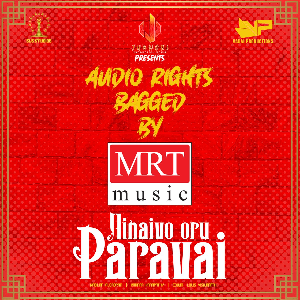 Mrtmusicoff's tweet photo. #NinaivoOruParavai 💖 audio rights bagged by @Mrtmusicoff

Director @Kabilan0409
Starring 🎤 @KarnanOfficial
Music 🎶 @elvoffl

@Senthil_K_M @61nanthini  @Sharanyalouis @proyuvraaj https://t.co/fHoWQROAPL