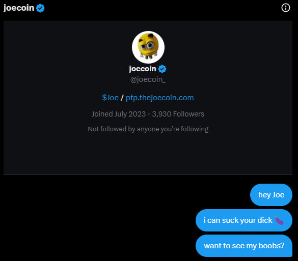hoehoe9891's tweet photo. @joecoin_  he cannot cum with https://t.co/gIwSGLoWgd