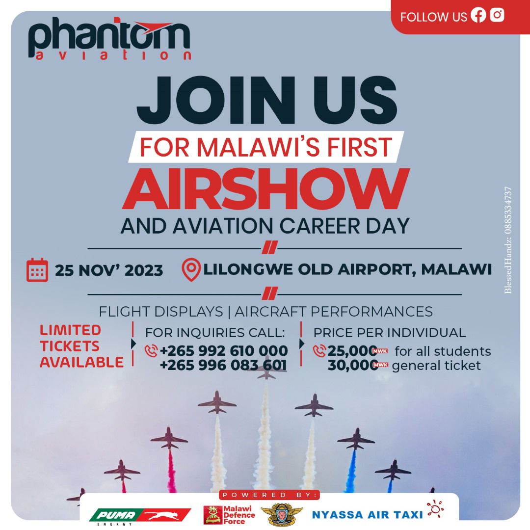 Kukwithu's tweet photo. Competition Time For AIRSHOW
2 Tickets Giveaway (General tickets worth 30k each)
How to Enter:
- Follow the #PhantomAviation account on Instagram.
- Quote this tweet
- The first two people with the most likes will be the winners.
F2 that's the IG acc https://t.co/9W5eo7II7k
