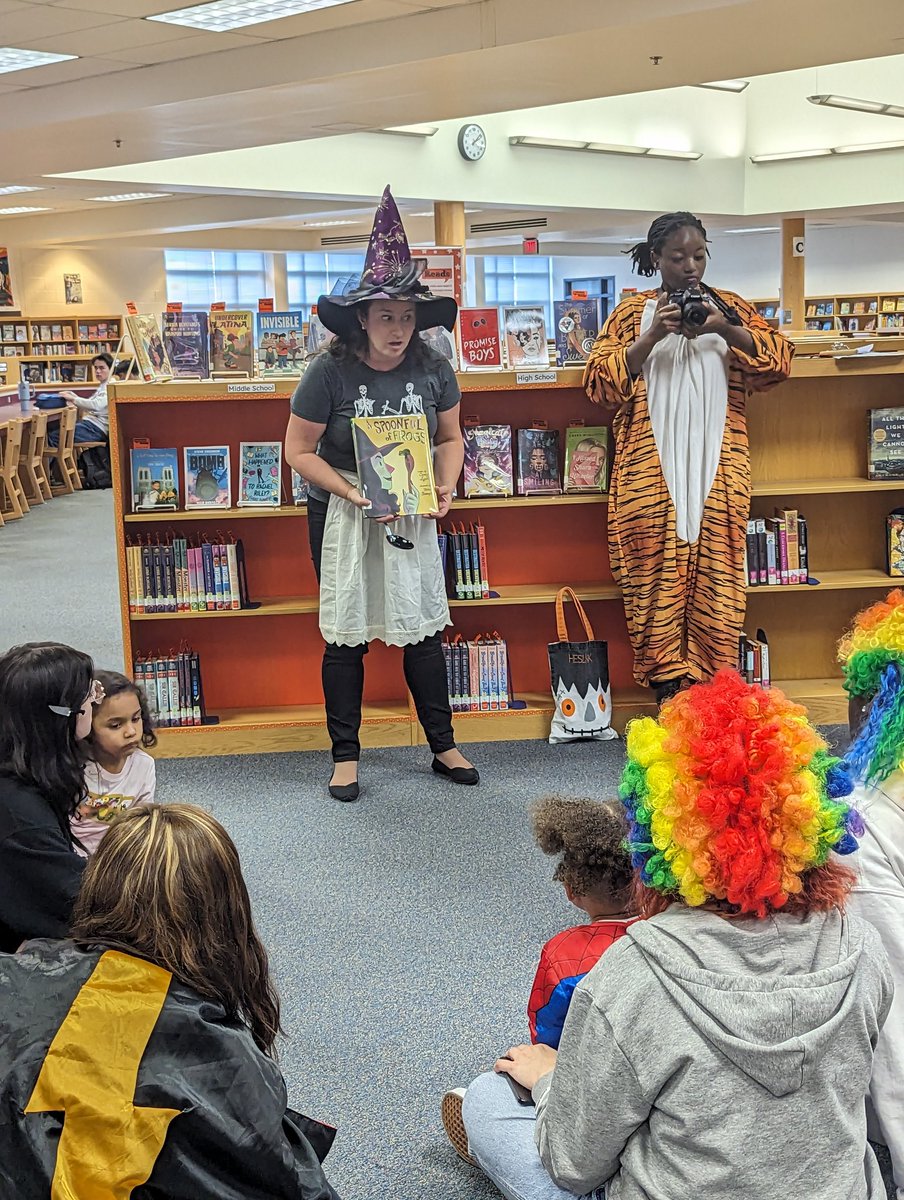 Hayfield SS Library tweet media