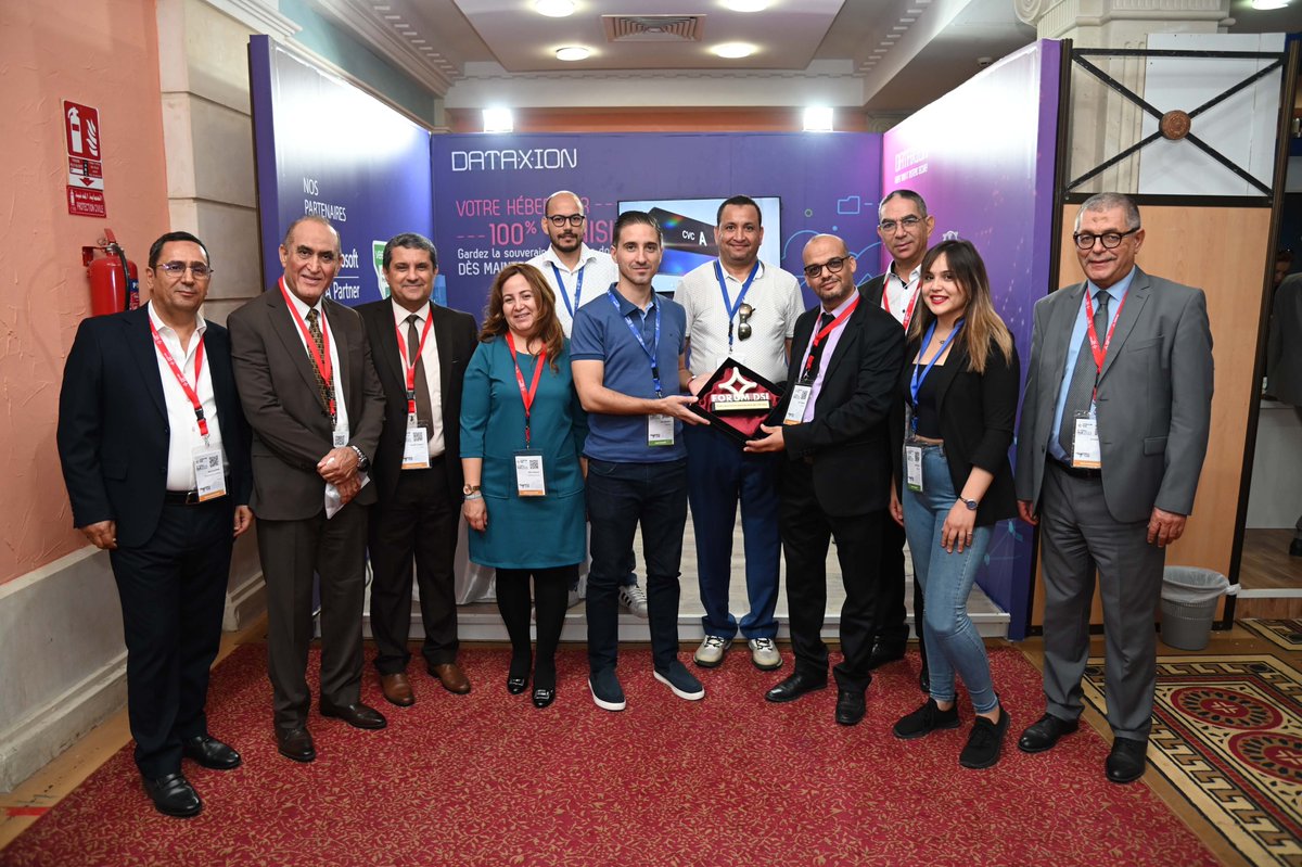 DataXion_'s tweet photo. 🔙 #FlashBack à notre participation au Forum DSI ! 
Chérissons les moments, les idées et les relations que nous avons noués au cours de cet événement.
Nous remercions chaleureusement tous ceux qui ont contribué à faire de cet événement un succès mémorable. 🌟
#Datacenter #Tier4 https://t.co/26gtxsXboP