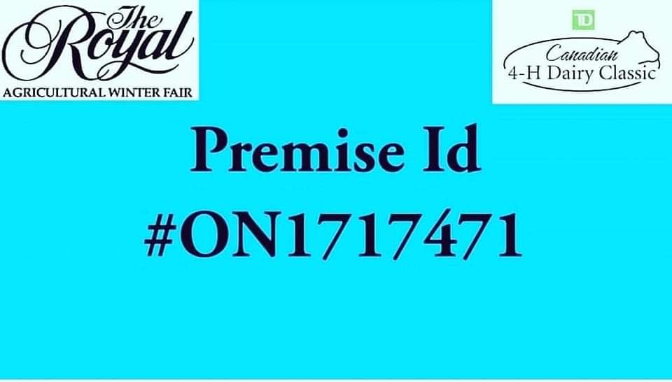 Premise ID  ON1717471 Reminder to record animal movements for Traceability compliance with ProAction.