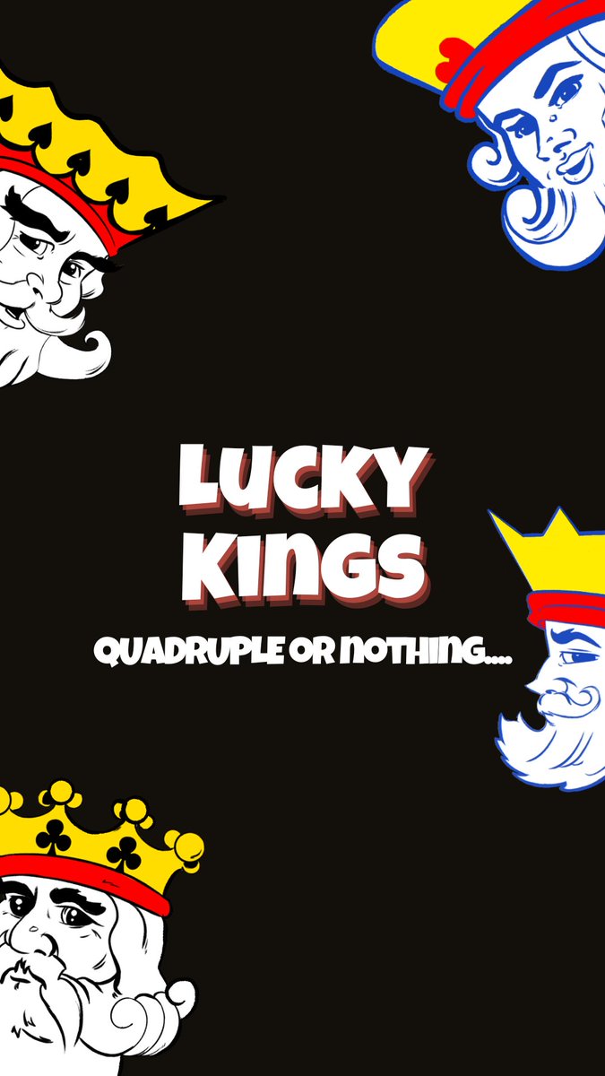 LuckyKingsss's tweet photo. Quadruple your money with Lucky Kings. 

Support small pages. 

https://t.co/XMbQaAhY53 https://t.co/rEg1boxRla