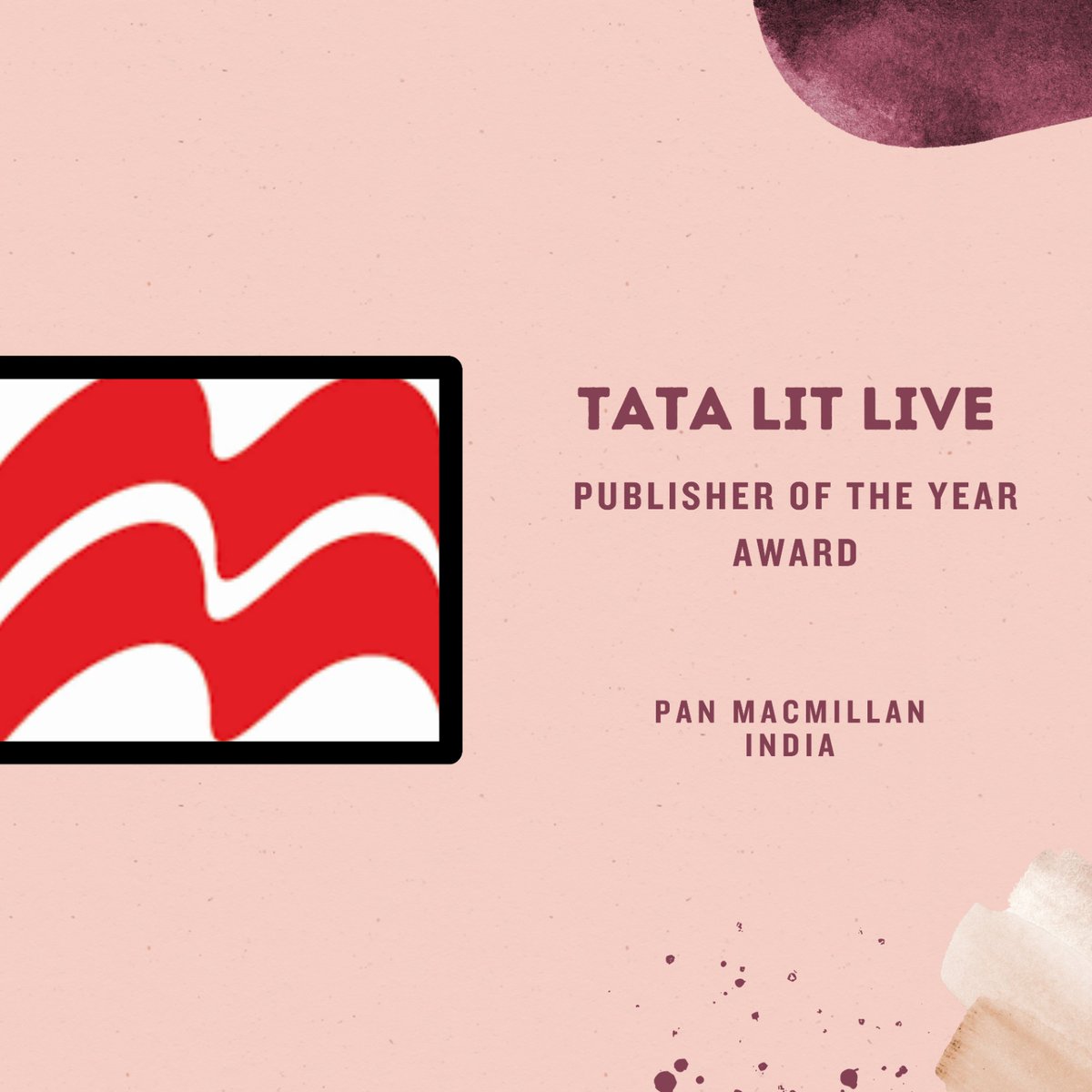 bookventuresin's tweet photo. Hyperglot Review
TATA LIT LIVE PUBLISHER OF THE YEAR AWARD 2023

Pan Macmillan India (@panmacmillan)

Visit our website for Previews and Final Reviews without any spoilers.

Link in bio https://t.co/gQlSilF1IQ
