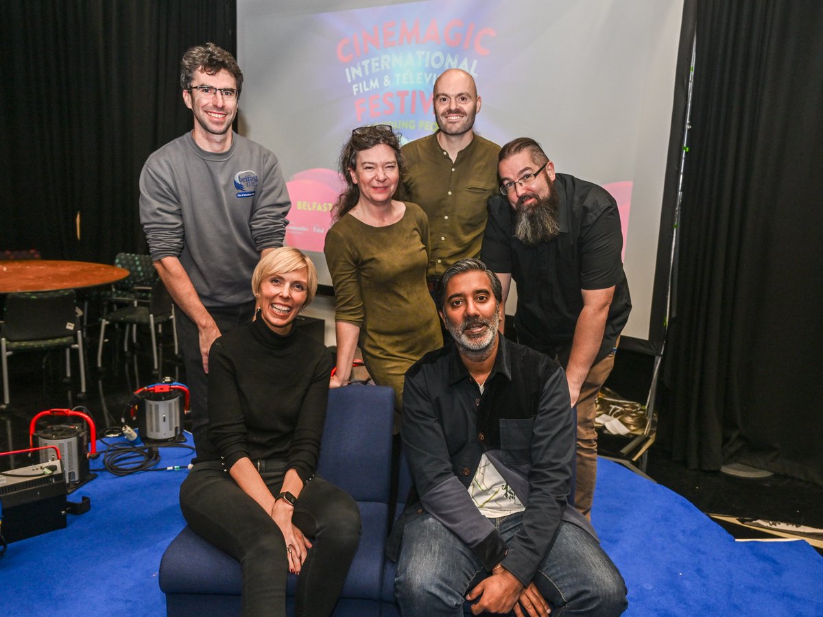 Cinemagic's tweet image. Thank you for attending our &apos;Radio Broadcasting&apos; #TalentLab with Nihal Arthanayake! We hope you enjoyed yourselves, thanks for supporting our annual #CinemagicFilmFestival! 🎬🍿

#Broadcasting #CreativeCareers #CreativeIndustries #IndustryProfessionals #Belfast #BeInspired (1/2)