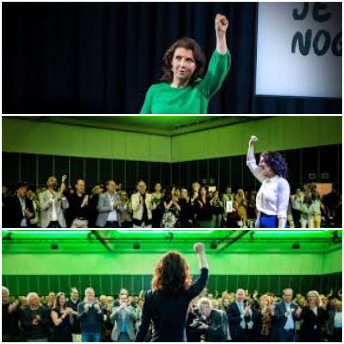 WeerStandNL's tweet photo. Esther Ouwehand en haar radicale communistische dieren partij! Voor moslims maakt ze een uitzondering, dan is dierenleed even geen issue. Onverdooft ritueel slachten, strot doorsnijden en laten leeg bloeden tot een hartstilstand. Toppertje hoor! #Stopcommunisme #WeesgeenEsther https://t.co/CrN4PIlkQZ