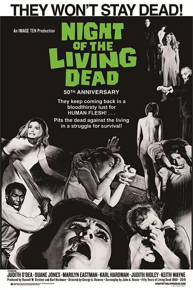 Did you know? 🧟‍♂️ 'Night Of The Living Dead' broke barriers in more ways than one. It's among the first films to vividly showcase violent murders and also one of the pioneering movies to cast a black actor in a leading role. Paving the way in horror & cinema! 🎥 #HorrorTrivia