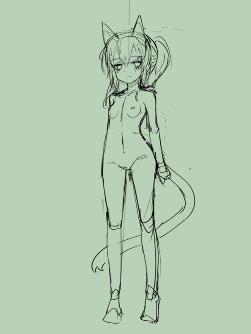 新規立ち絵の制作中ですの? 