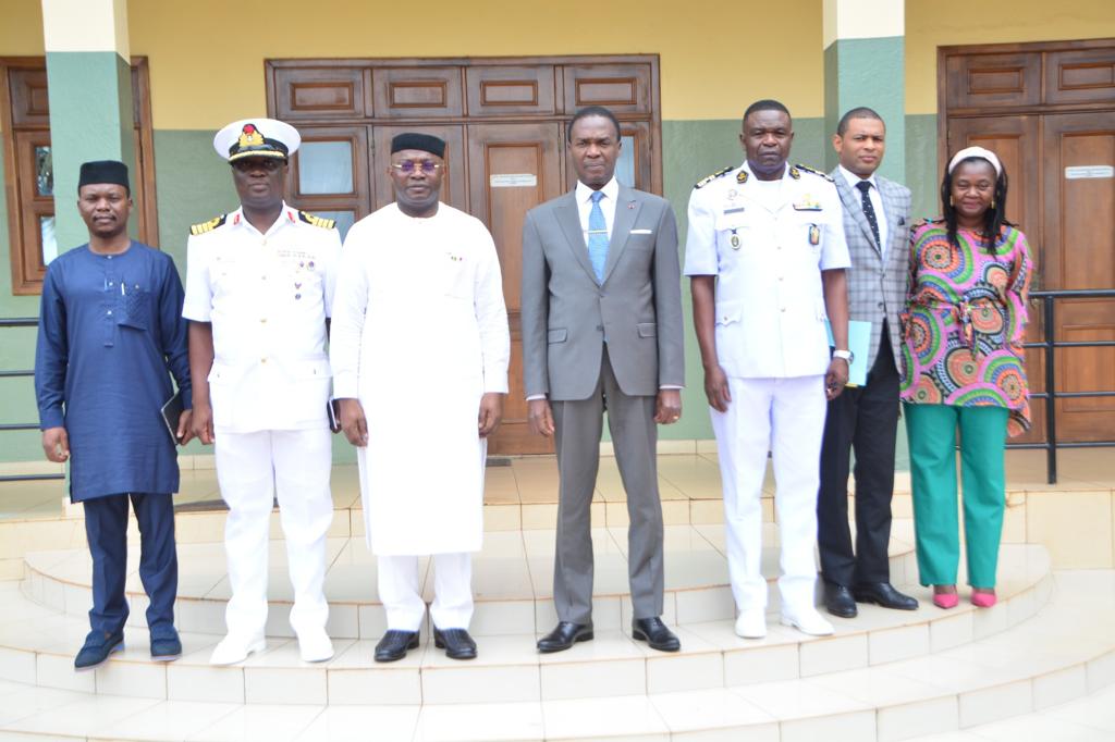 officialNHC_Yde's tweet photo. A farewell visit to the Minister of Defense Mr. Joseph Beti Assomo, by The High Commissioner on the October 25, 2023. https://t.co/Xc1oVJWpAa