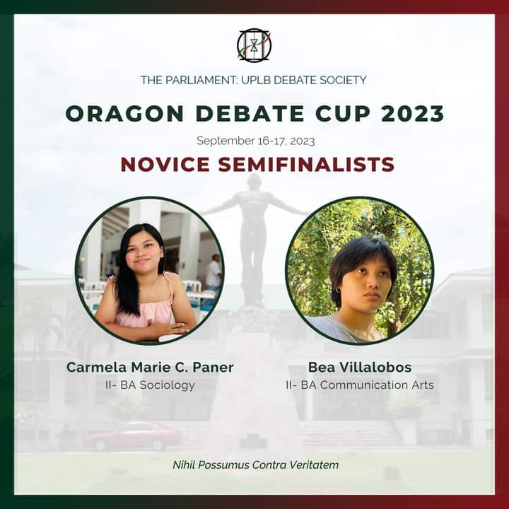 uplb_debate's tweet photo. The Parliament congratulates its resident members on their success in the Oragon Debate Cup 2023! 🎉 https://t.co/LLudzlJ0vz