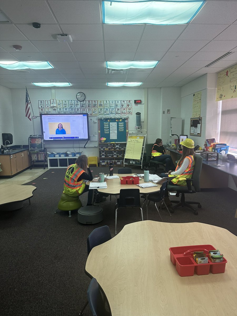 Erin4511's tweet image. Pembroke staff working hard during their PLC’s to build capacity within our new math curriculum and focus on standards to lift up our Tier 1 core instruction! #teachersneverstoplearning #evenonHalloween 🤣 @BirminghamPS #worldclasstalent