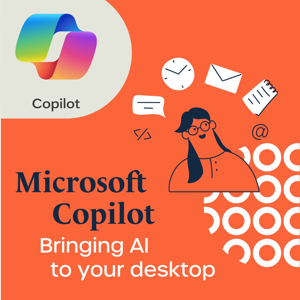 WaterstonsLtd's tweet image. Are you adopting AI in your business? Today, @Microsoft launches Copilot to make AI even easier, more secure and more bespoke to your business.

waterstons.com/insights/artic…

#AI #Copilot #DesktopAI #AISecurity #AIForBusiness