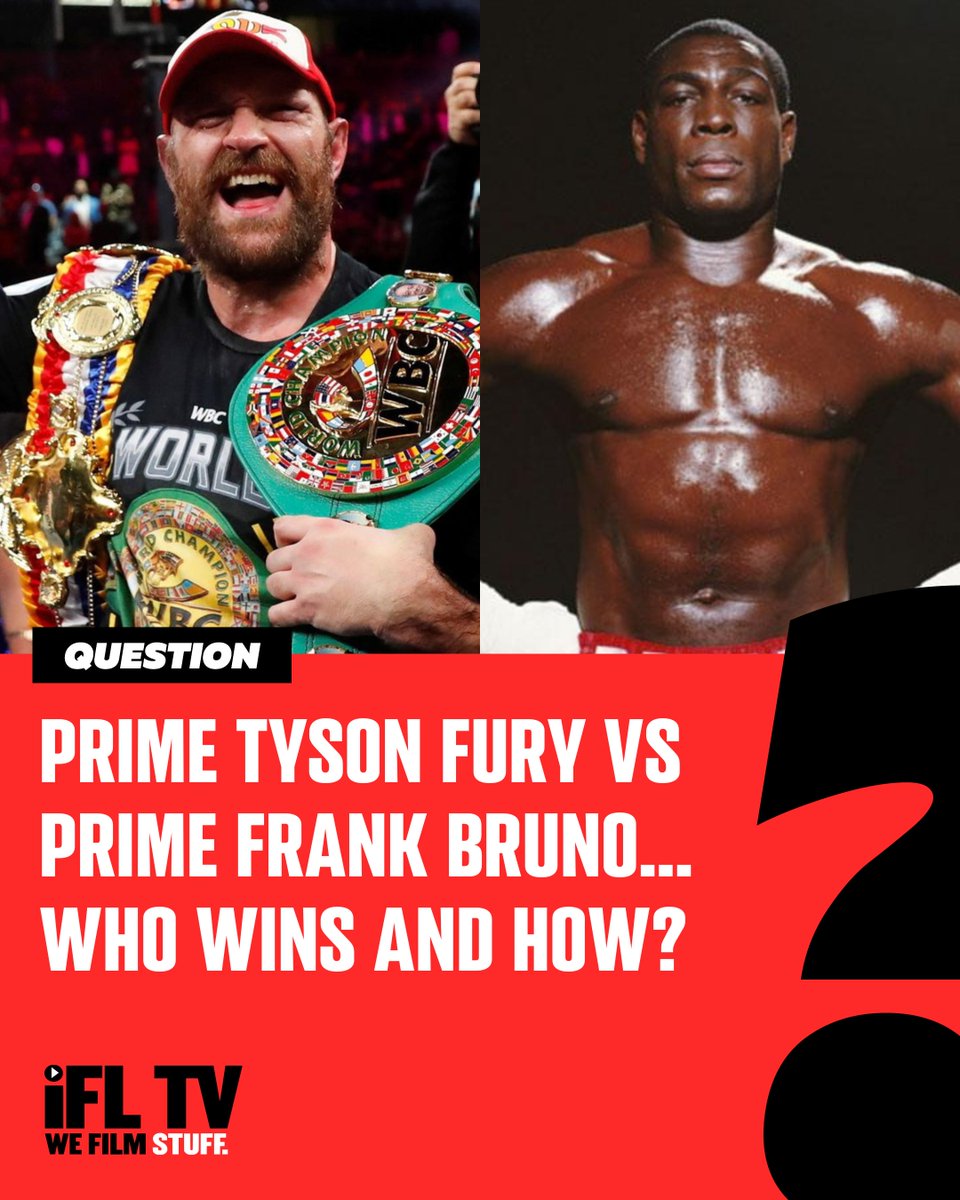 Prime Tyson Fury vs prime Frank Bruno...

Who wins and how? 👀

#TysonFury | #BoxingFans | #BoxingWorld