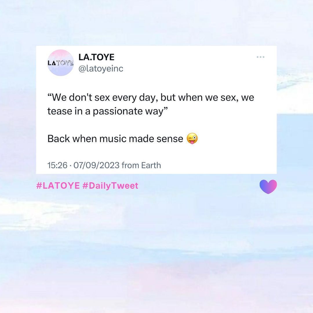 latoyeinc's tweet photo. Baby, if you give it to me.. 

#LATOYE #womenempowerment #intimacymatters #relationshipgoals #BodyPositivity #climax #guessthesong #rnb #couples https://t.co/wkFBhmWfOG