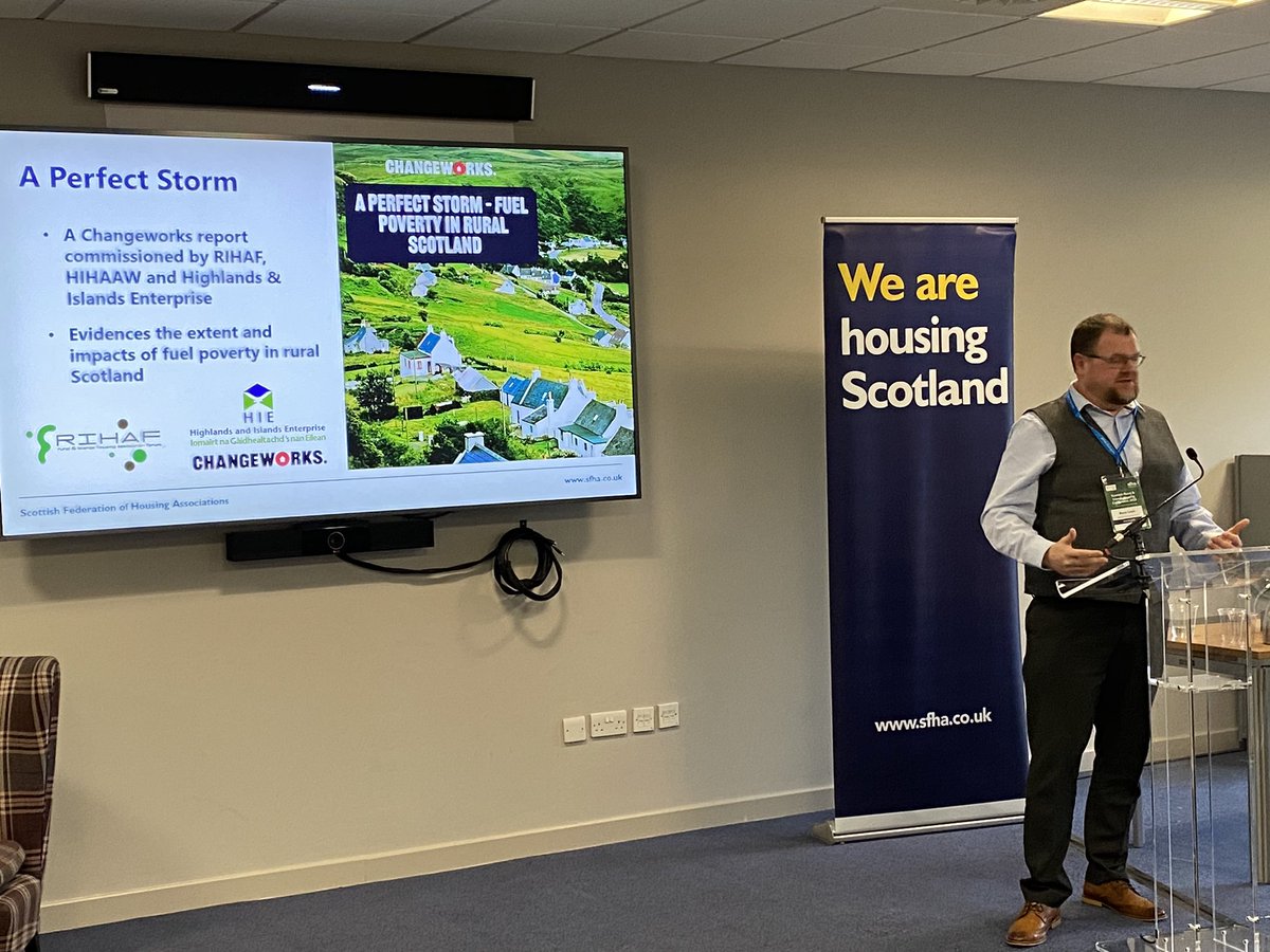 sfha_hq's tweet photo. Bryan Leask of Hjaltland HA speaks about the challenges of rural poverty in a session featured on the Perfect Storm Report. https://t.co/0eb5g5S3DW