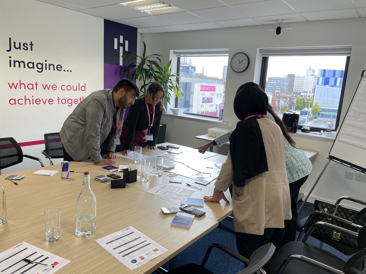 GeoffEvansTutor's tweet photo. A fabulous opportunity for ⁦@salfordbizsch⁩ Accounting and Finance students ⁦@HurstTweets⁩ Assessment training day; assessments marked team building exercise going well #accounting #hardworkpaysoff https://t.co/rNcJ5oEf8M