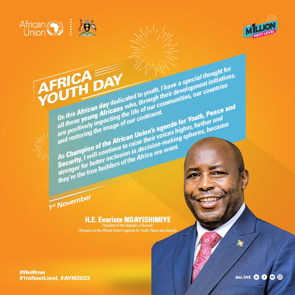 GeneralNeva's tweet photo. Happy Africa Youth Day ! https://t.co/899NdY5tkN