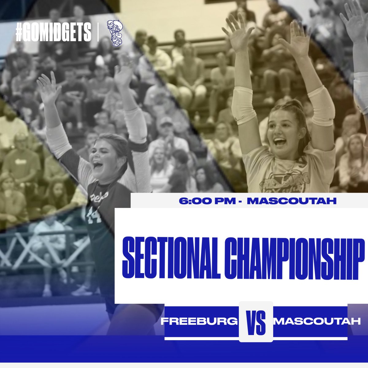 TONIGHT.

Freeburg, let's flood their house with BLUE!💙

Theme: Blue out. 

SHOW UP &amp; SHOW OUT. Let's do this. 👊