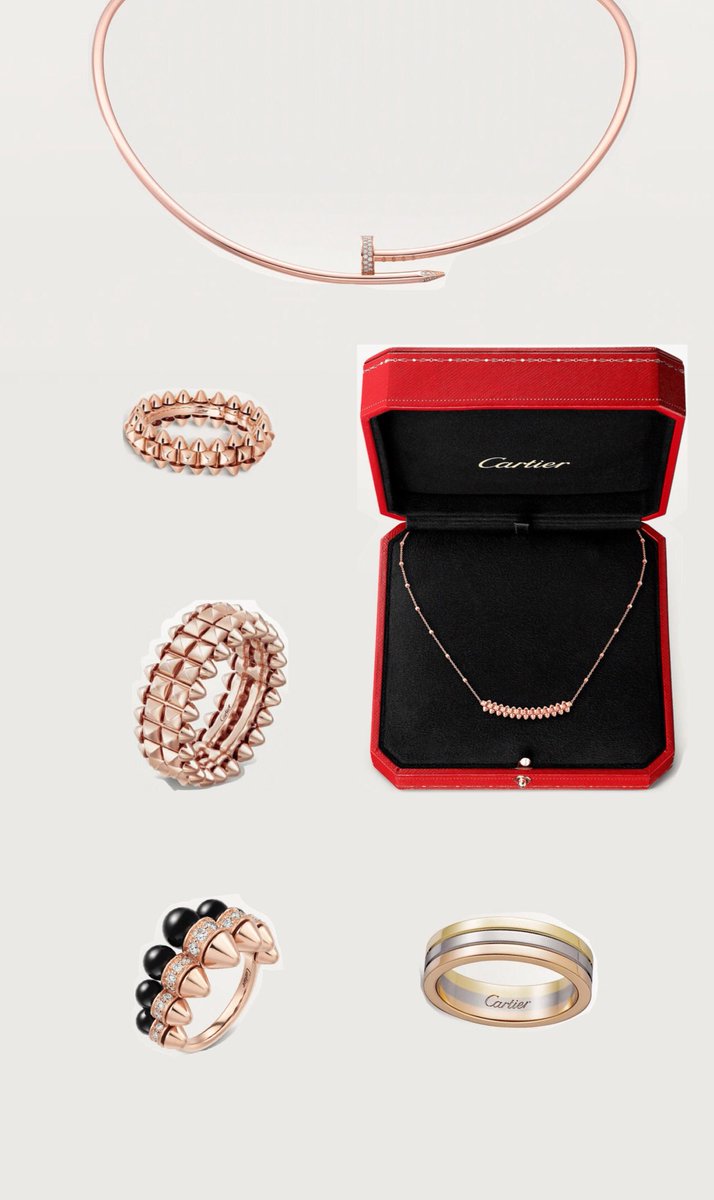 JISOOTUAMAE's tweet photo. Gracing ELLE Singapore 30th anniversary issue, JISOO wears set of Cartier jewelries.

Necklaces: Juste un Clou (£15,500) &amp; Clash de Cartier (£2,560)
Rings: Clash de Cartier (3 pieces cost £19,590) &amp; Vendôme Louis Cartier Wedding (£1,860)

#ClashdeCartier #JusteunClou #JISOO #지수 https://t.co/Vf9N1wbmB7